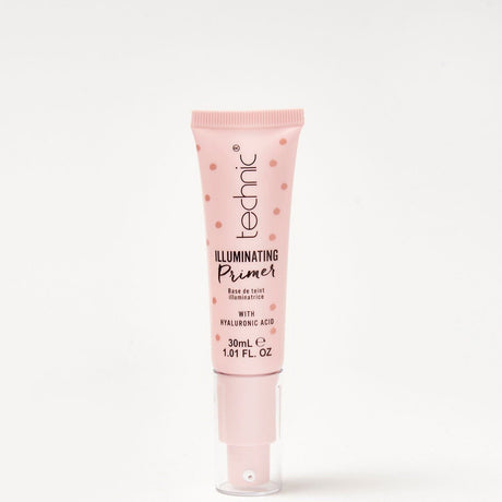 An illuminating primer in front of a white background.