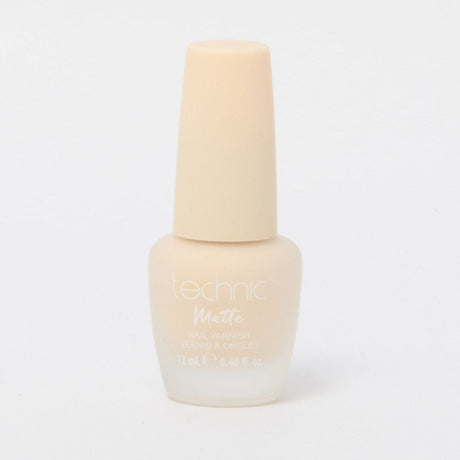 A bottle of matte nail varnish in the shade Perfect Pair on a white background