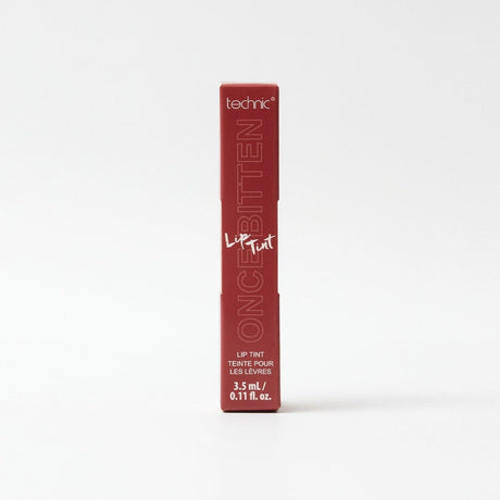 A once bitten lip tint in the shade Bitten on a white background.
