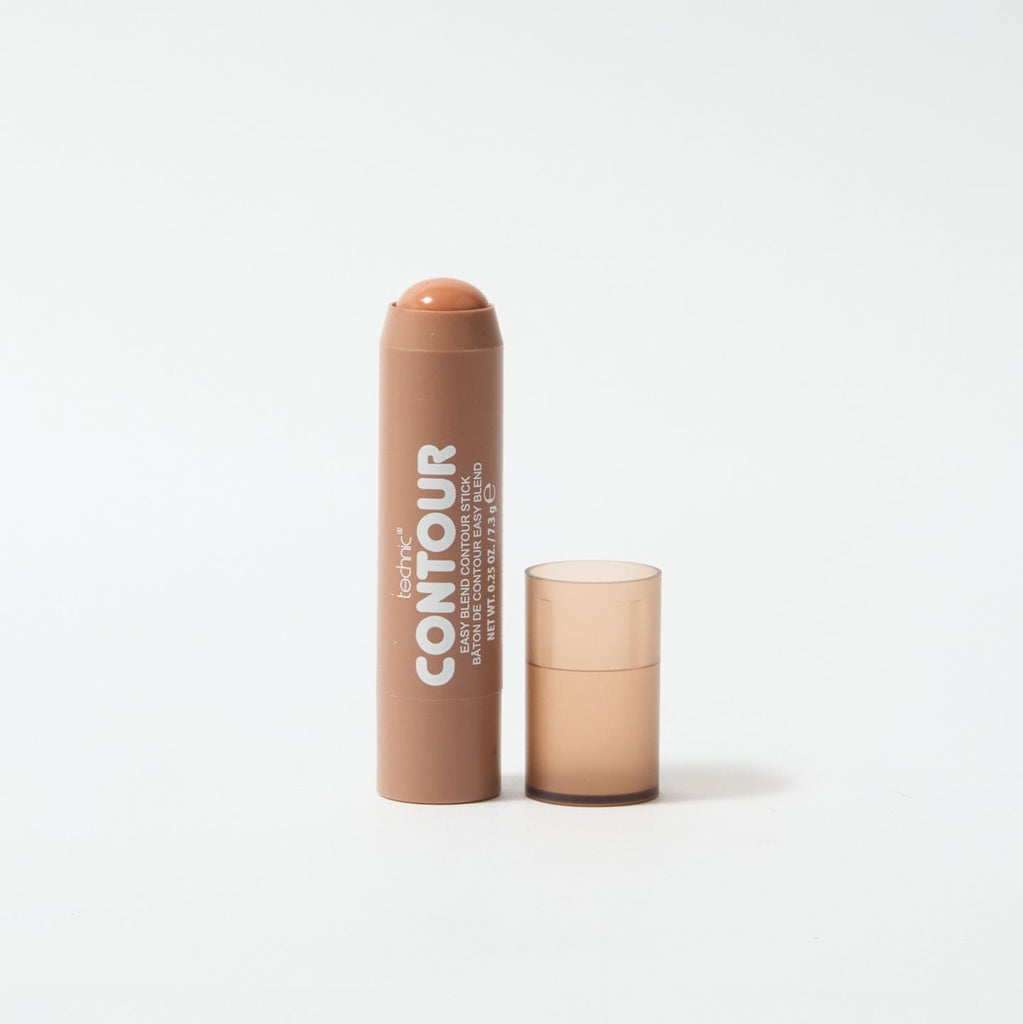 An opened contour stick in the shade Cool Medium in front of a white background.