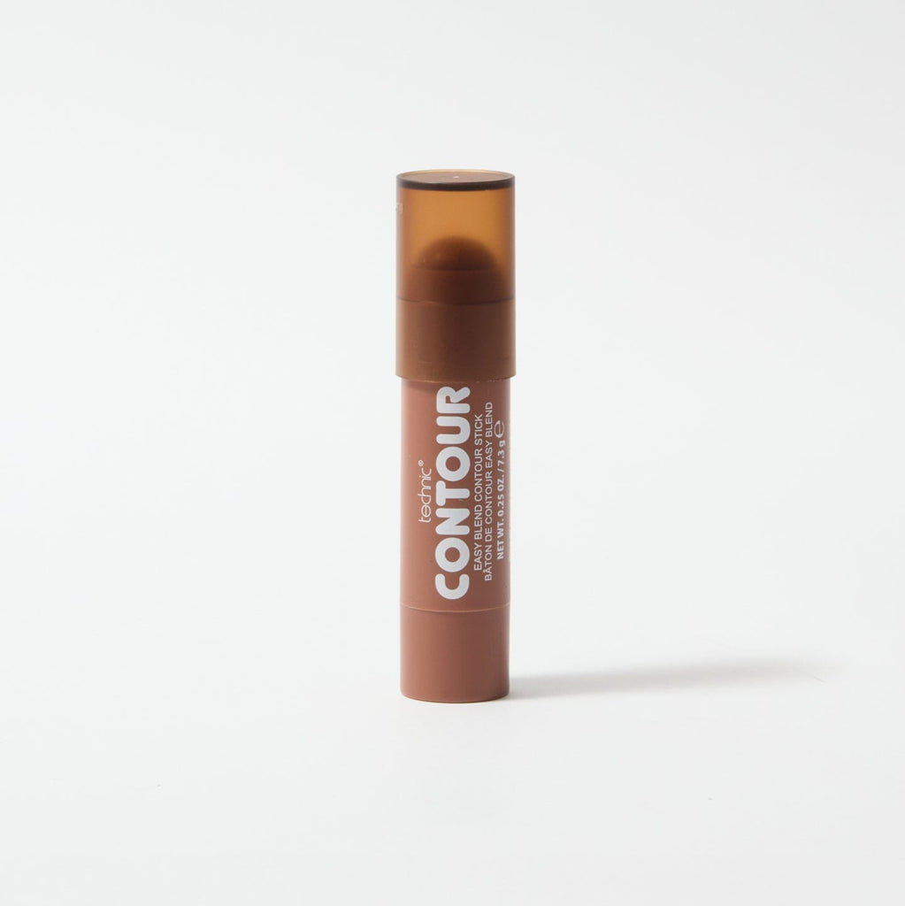 A contour stick in the shade Cool Dark in front of a white background.