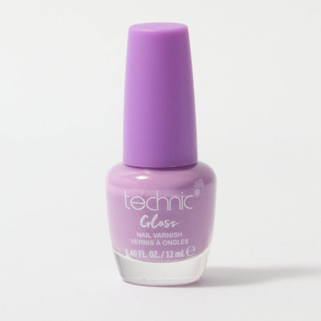 A bottle of gloss nail varnish in the shade Shameless on a white background