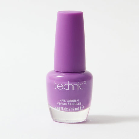 A bottle of nail varnish in the shade Full Moon Party on a white background