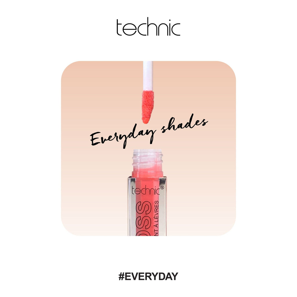 An open lip gloss with text saying "everyday shades"